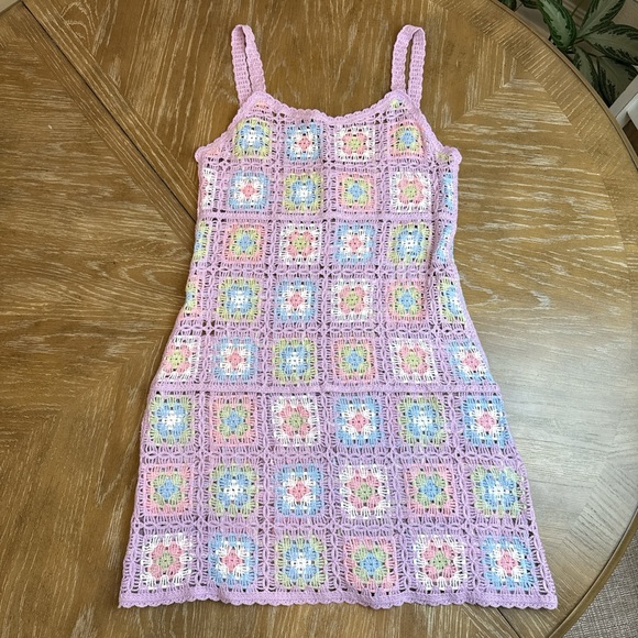 Mable MARLOWE CROCHET MINI DRESS Crochet Mini Dress - Picture 3 of 10